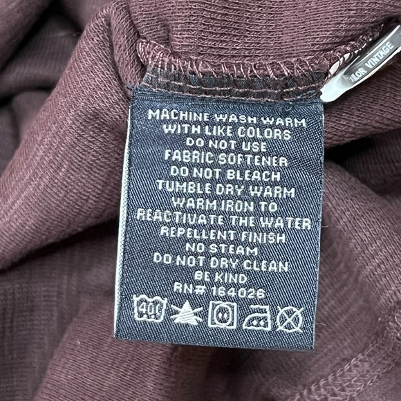 Tailor Vintage Men’s Small Long Sleeve Henley Shirt Burgundy/ Gray NWT - Picture 8 of 12